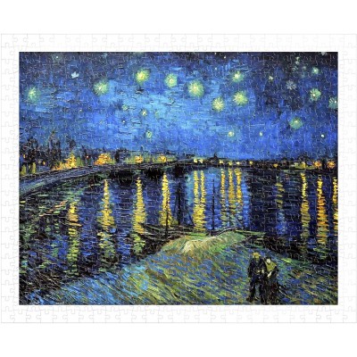 Pintoo-H1760 Plastic Puzzle - Vincent Van Gogh - Starry Night Over The Rhone, 1888