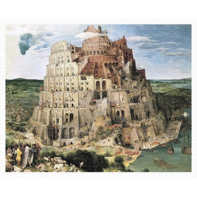 Pintoo-H1772 Plastic Puzzle - Brueghel Pieter - Tower of Babel, 1563