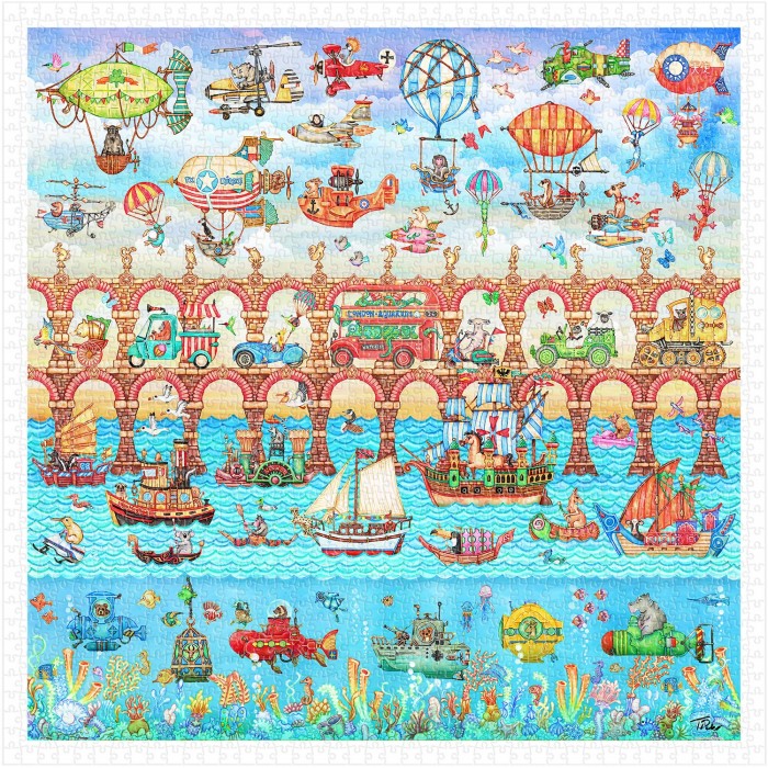 Pintoo-H1926 Plastic Puzzle - Tom Parker - Bridge