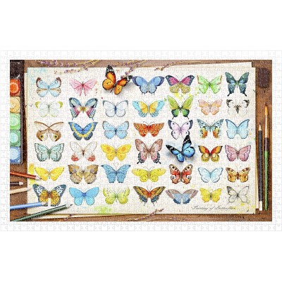 Pintoo-H2027 Plastic Puzzle - Beautiful Butterflies