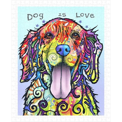 Pintoo-H2039 Plastic Puzzle - Dean Russo - Dog Is Love