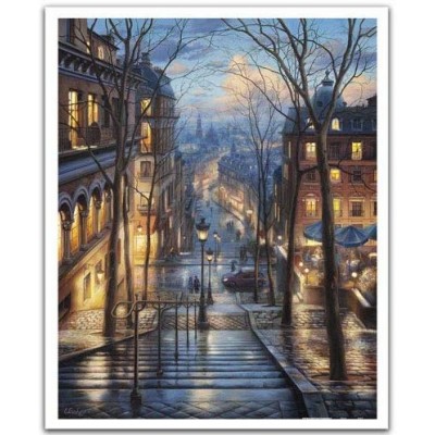 Pintoo-H2058 Plastic Puzzle - Evgeny Lushpin - Montmartre Spring