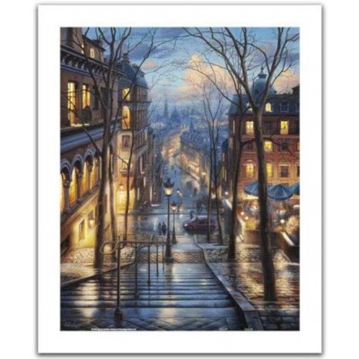 Pintoo-H2059 Plastic Puzzle - Evgeny Lushpin - Montmartre Spring