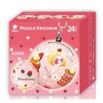   Keychain 3D Puzzle - Strawberry