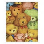   Plastic Puzzle - Smart - Poodle and Teddy Bears