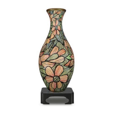 Pintoo-S1007 3D Vase Puzzle - Flowers