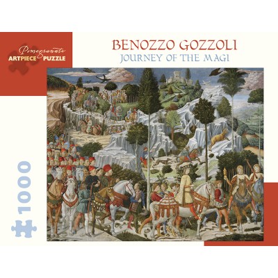 Puzzle Pomegranate-AA1032 Benozzo Gozzoli - The Journey of the Magi
