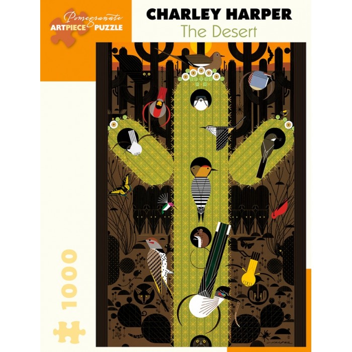 Puzzle Pomegranate-AA1062 Charley Harper - The Desert