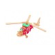 3D Wooden Jigsaw Puzzle with Paint Set - Helicopter