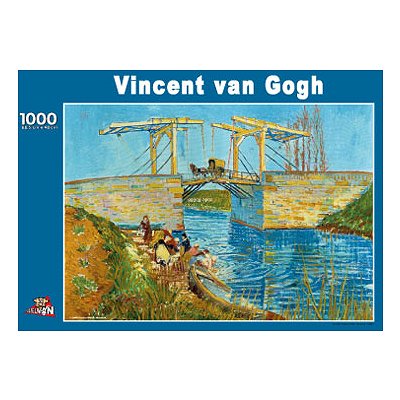 PuzzelMan-086 Jigsaw Puzzle - 1000 Pieces - Van Gogh : The Langlois Bridge at Arles