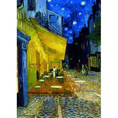 PuzzelMan-088 Jigsaw Puzzle - 1000 Pieces - Van Gogh : Cafe Terrace by Night