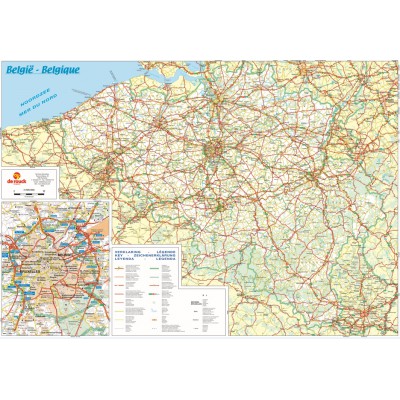PuzzelMan-107 Jigsaw Puzzle - 1000 Pieces - Belgium Map