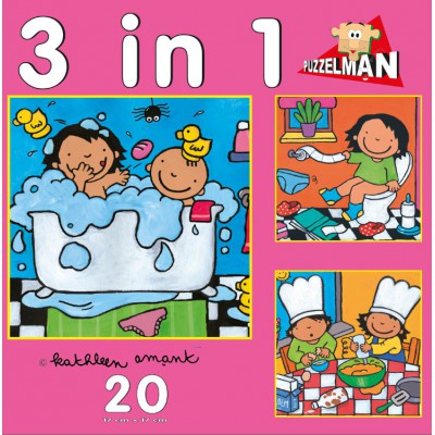 PuzzelMan-640 Noa : 3 puzzles in 1