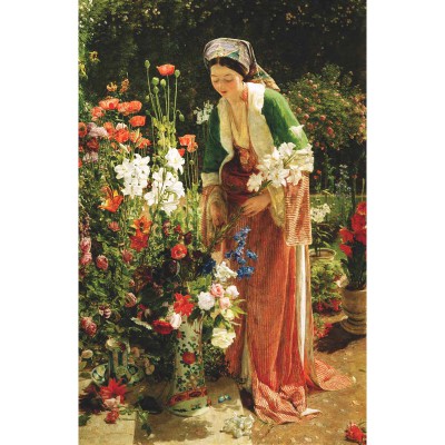 Puzzle-Michele-Wilson-A204-350 Jigsaw Puzzle - 350 Pieces - Art - Wooden - Lewis : In the Bey's Garden