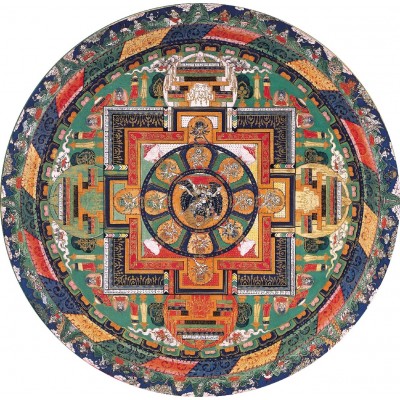 Puzzle-Michele-Wilson-A336-150 Jigsaw Puzzle - 150 Pieces - Art - Wooden - Vajrabhairava Mandala