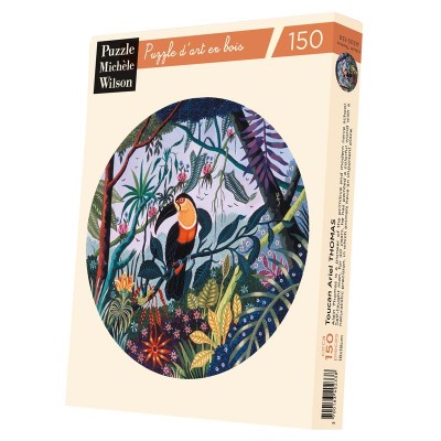 Puzzle-Michele-Wilson-A505-150 Handgeschnittenes Holzpuzzle - Tukan