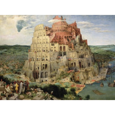 Puzzle-Michele-Wilson-A516-250 Handgeschnittenes Holzpuzzle - The Tower Of Babel