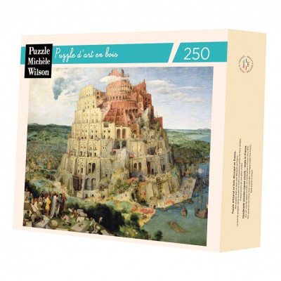 Puzzle-Michele-Wilson-A516-250 Handgeschnittenes Holzpuzzle - The Tower Of Babel