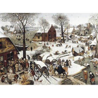 Puzzle-Michele-Wilson-C58-350 Jigsaw Puzzle - 350 Pieces - Art - Wooden - Bruegel : Numbering of Bethlehem