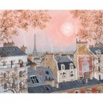 Puzzle   CIEL ROSE EN HIVER