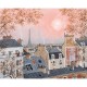 Handgeschnittenes Holzpuzzle - Ciel Rose En Hiver