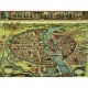Jigsaw Puzzle - 500 Pieces - Art - Wooden - 17th Century Map of Paris
