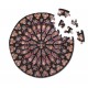 Jigsaw Puzzle - 80 Pieces - Art - Wooden - Notre Dame Rosace