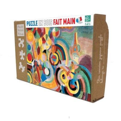 Puzzle-Michele-Wilson-K451-50 Handgeschnittenes Holzpuzzle - A Tribute To Bleriot