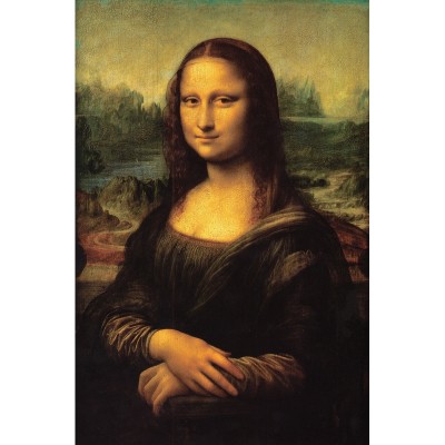 Puzzle-Michele-Wilson-K739-12 Hand-Cut Wooden Puzzle - Leonardo da Vinci - Mona Lisa
