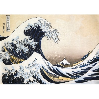 Puzzle-Michele-Wilson-W448-24 Wooden Jigsaw Puzzle - Hokusai: The Wave