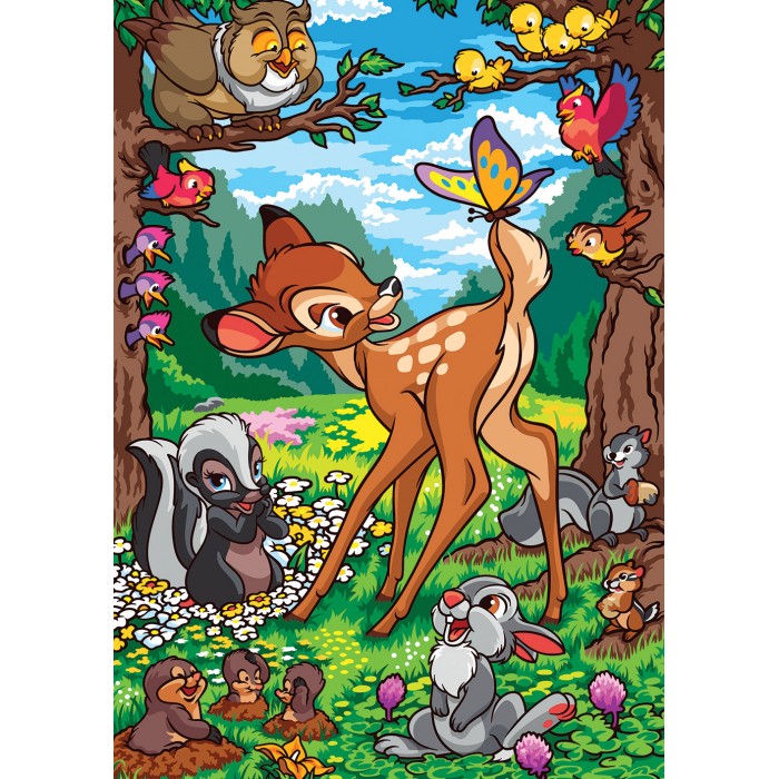 Puzzle Hachette-Puzzle-0008 Grands Classiques Disney : Bambi