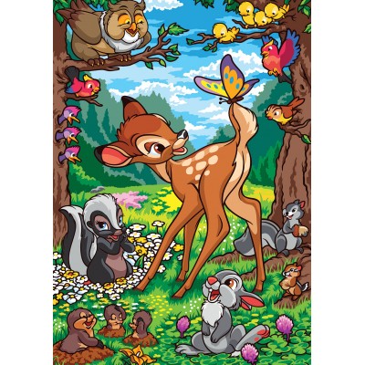 Puzzle Hachette-Puzzle-0008 Grands Classiques Disney : Bambi