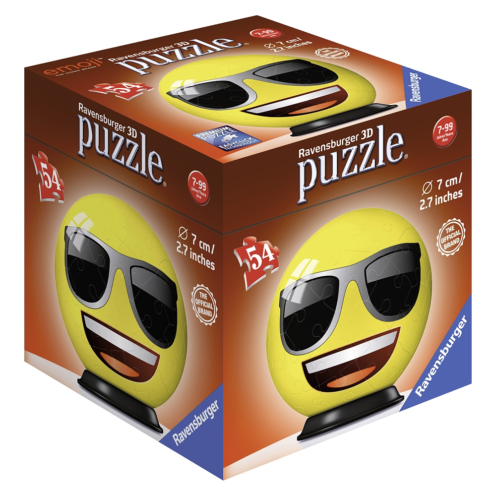  3D Puzzle - Emoji 54 piece jigsaw puzzle