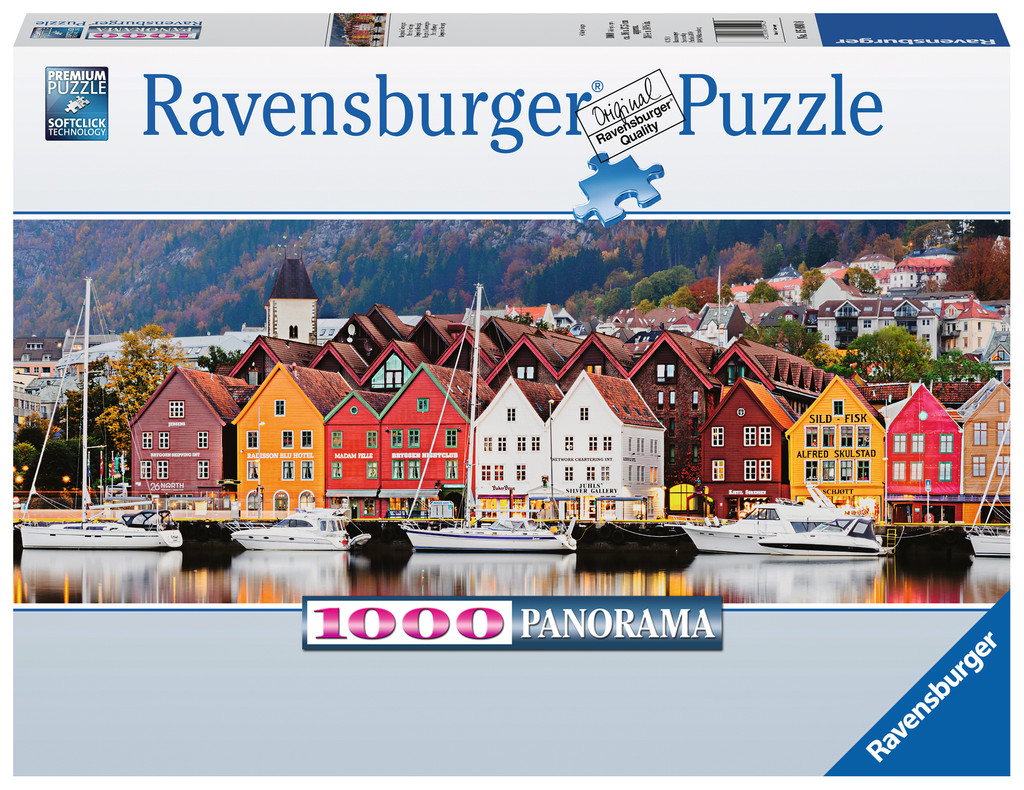 jam The room take Puzzle Bergen, Norway Ravensburger-15090 1000 pieces Jigsaw Puzzles - Towns  and Villages - Jigsaw Puzzle