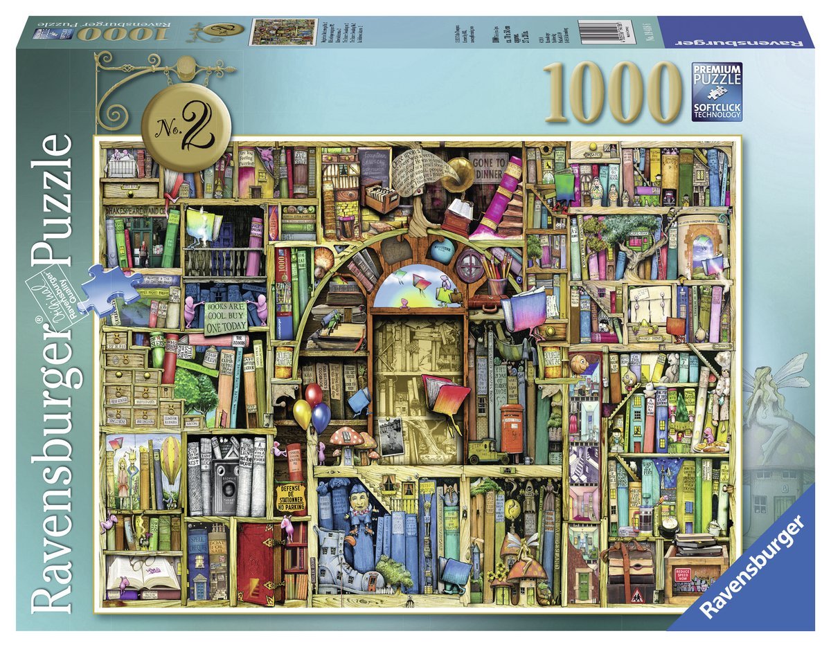 Puzzle Colin Thompson : Bibliothèque Magique 2 Ravensburger-19418 1000  pièces Puzzles - Déco et Objets - /Planet'Puzzles