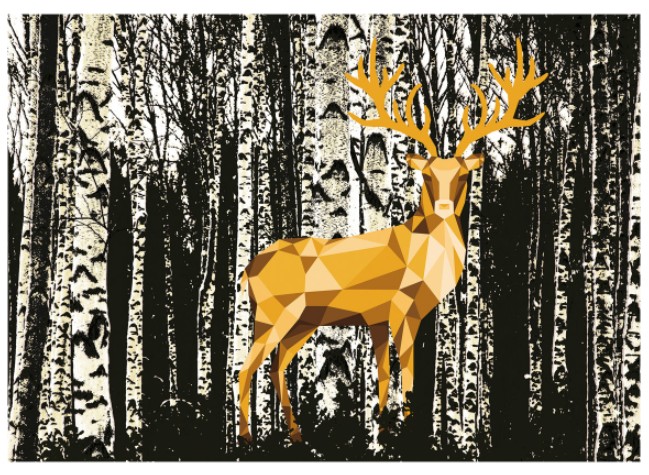  Do it Yourself - Deer in the Forest 1200 piece jigsaw puzzle
