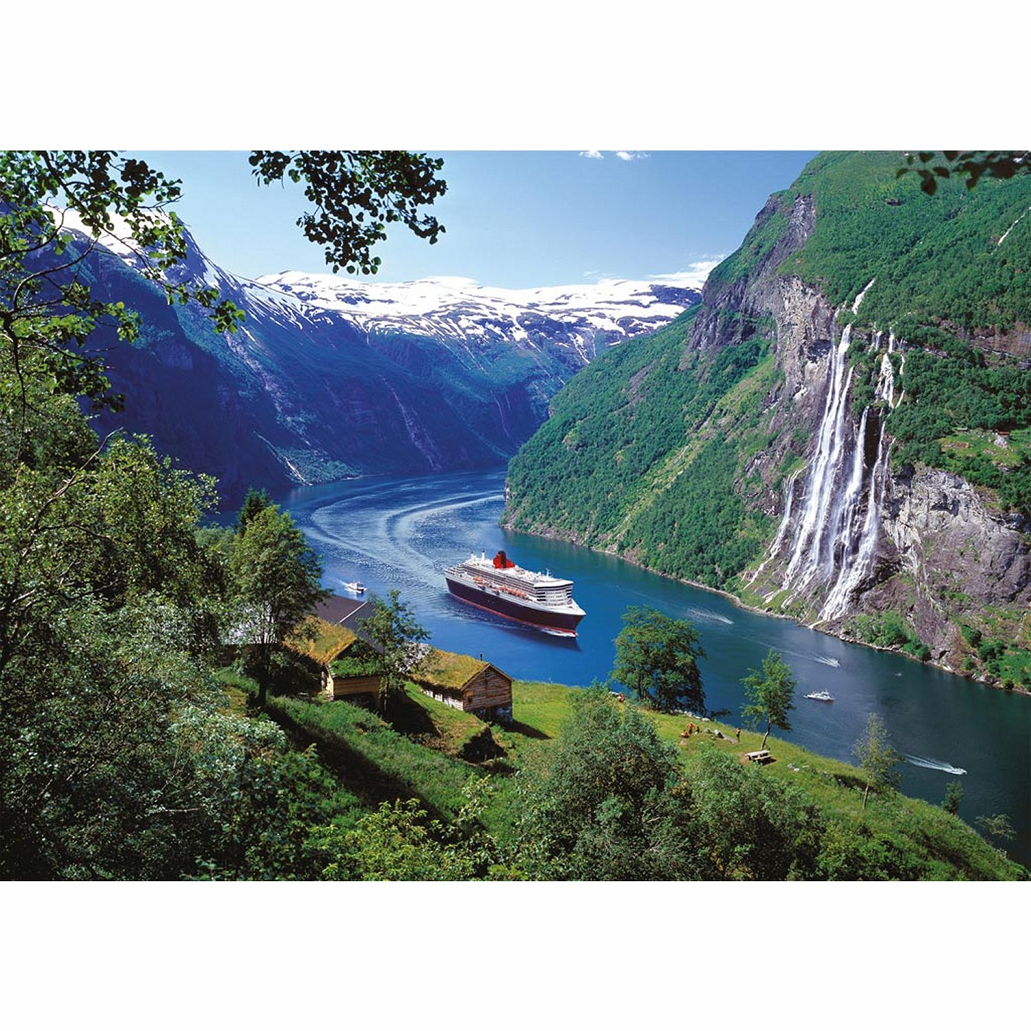  Jigsaw Puzzle - 1000 Pieces - Norway Fjord 1000 piece jigsaw puzzle