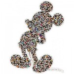 Puzzle  Ravensburger-00075 Shaped Mickey