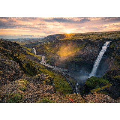 Puzzle Ravensburger-00110 Háifoss - Iceland