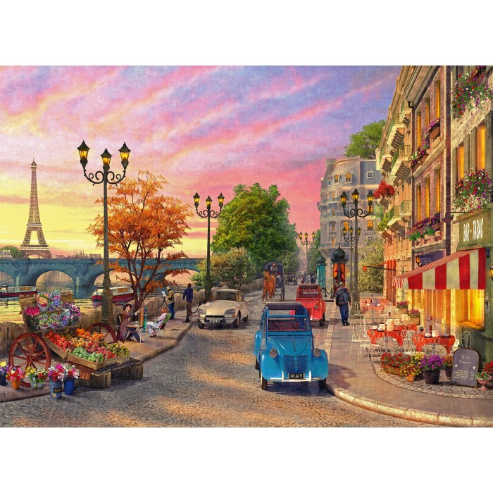 Puzzle Ravensburger-00149 Dominic Davison: Evening in Paris