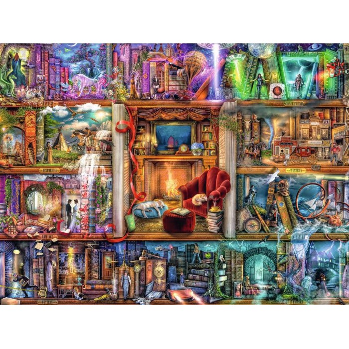 Puzzle  Ravensburger-00190 The Grand Library