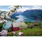 Puzzle  Ravensburger-00208 Scandinavian Idyll