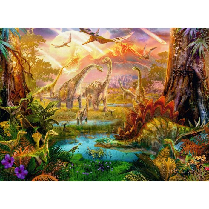 Puzzle Ravensburger-00238 Land of the Dinosaurs