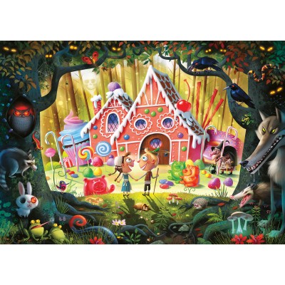 Puzzle Ravensburger-00415 Hänsel und Gretel