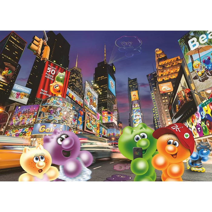 Puzzle  Ravensburger-00575 Gelini in Time Square