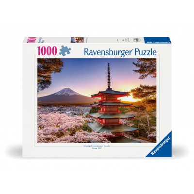 Puzzle Ravensburger-00582 Cherry Blossoms - Japan