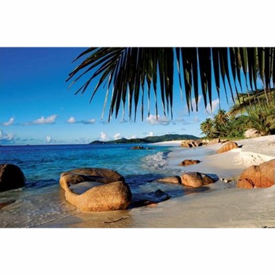 Ravensburger-00641 Jigsaw Puzzle - 1000 Pieces - Behind the Palm Trees
