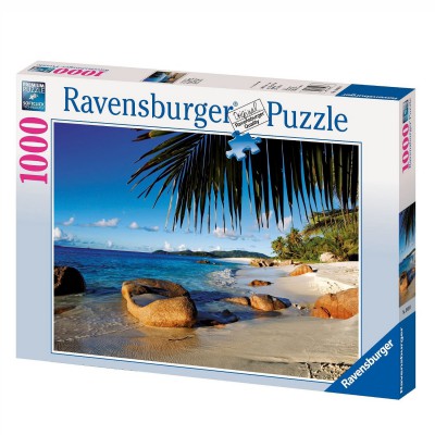 Ravensburger-00641 Jigsaw Puzzle - 1000 Pieces - Behind the Palm Trees