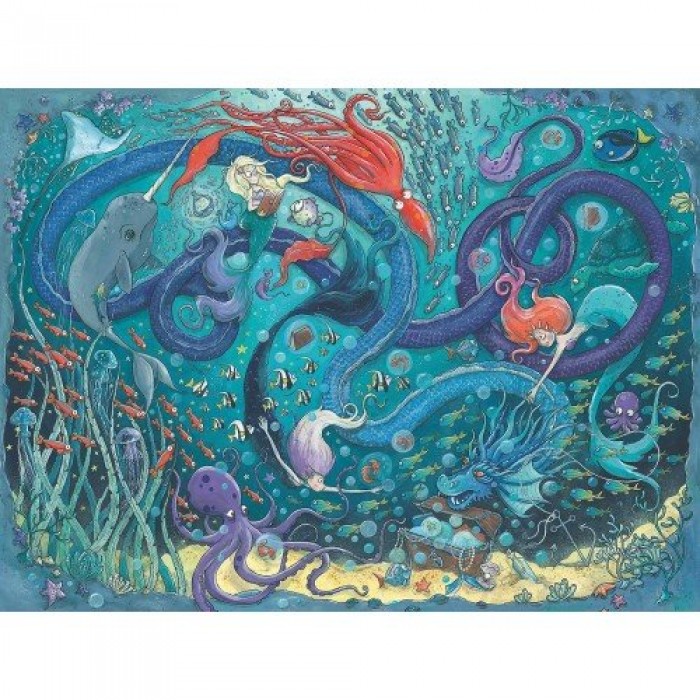 Puzzle  Ravensburger-00736 Mermaids