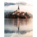 Puzzle  Ravensburger-00740 The Island of Desires, Bled, Slovenia